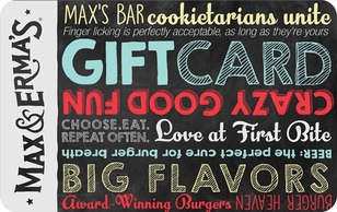 Max & Erma's Gift Card