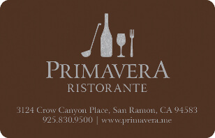 Primavera Ristorante Gift Card